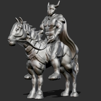 Small Horse Rider 3D Printing 151710