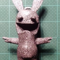 Small Raving Rabbids - Les Lapins Cretins pour collier 3D Printing 151739