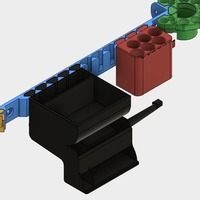 Small Diamond Back Rail System 3D Printing 151772