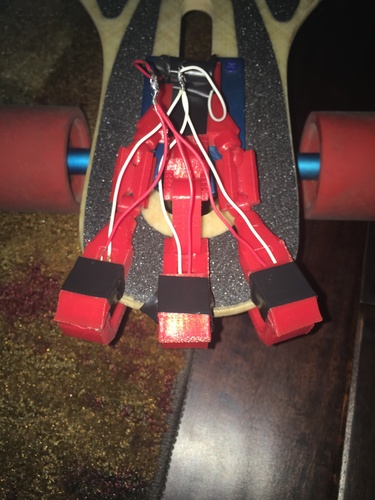 modular longboard bumper with leds