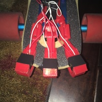 Small modular longboard bumper with leds 3D Printing 151809