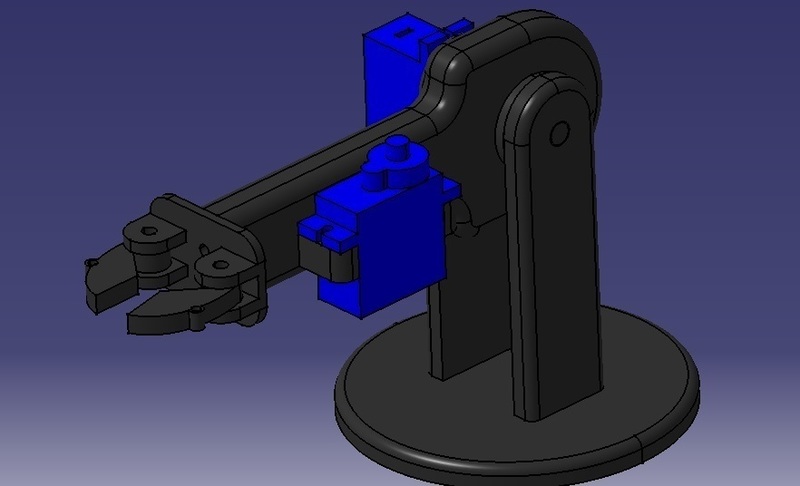 Mini Robotic Arm SG90 Servo HFGJ_TRC_MX