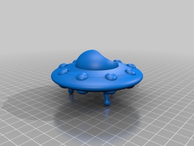 My Customized Sports Model Flying Saucer (two tone version)