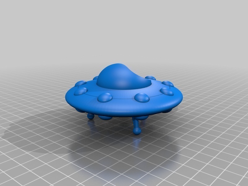 My Customized Sports Model Flying Saucer (two tone version)
