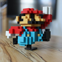 Small 8-Bit Classic Mario 3D Printing 151923