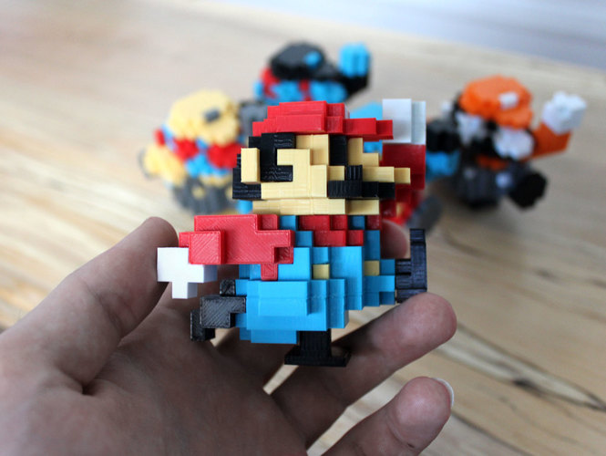 8-Bit Classic Mario 3D Print 151931