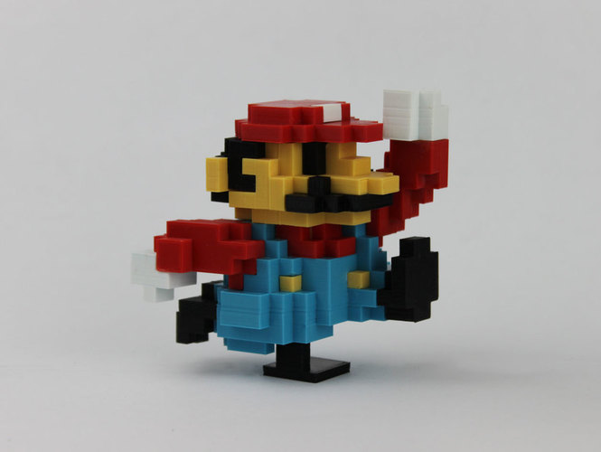 8-Bit Classic Mario 3D Print 151932