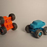 Mini Monster Truck With Suspension - Thumbnail 2