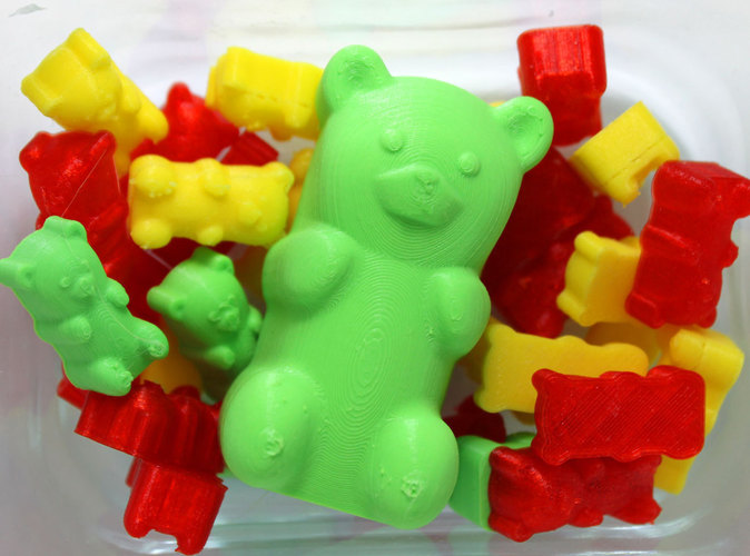Classic Gummy Bear 3D Print 151940