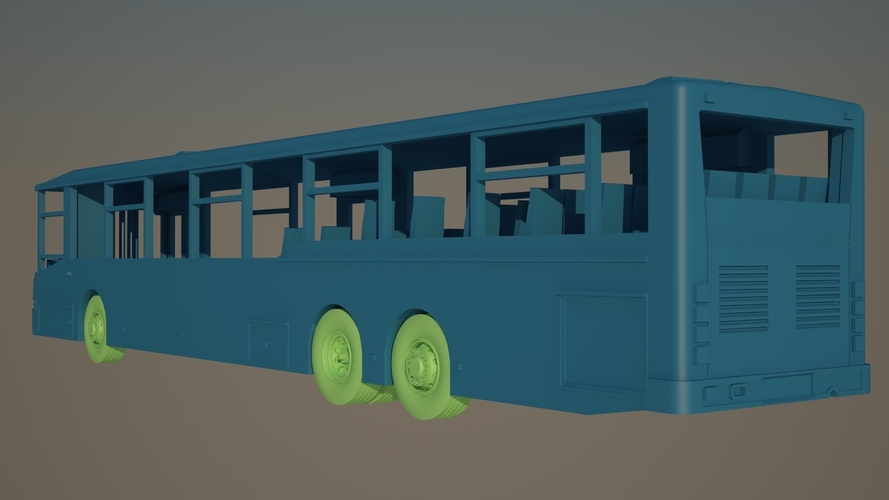 Bus Volzhanin 6270 3D Print 151986