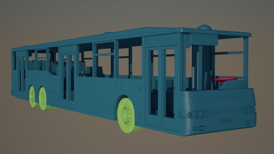 Bus Volzhanin 6270 3D Print 151988