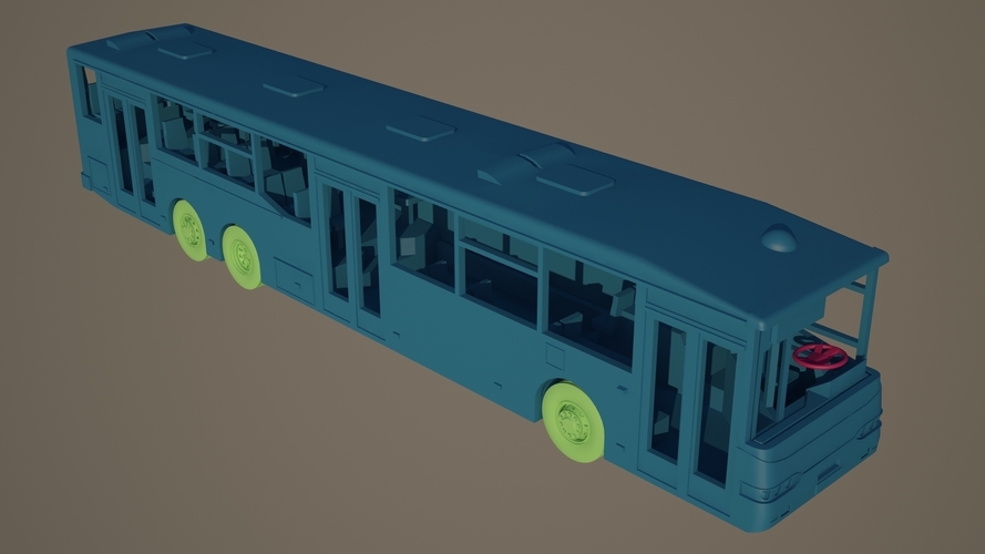 Bus Volzhanin 6270 3D Print 151989