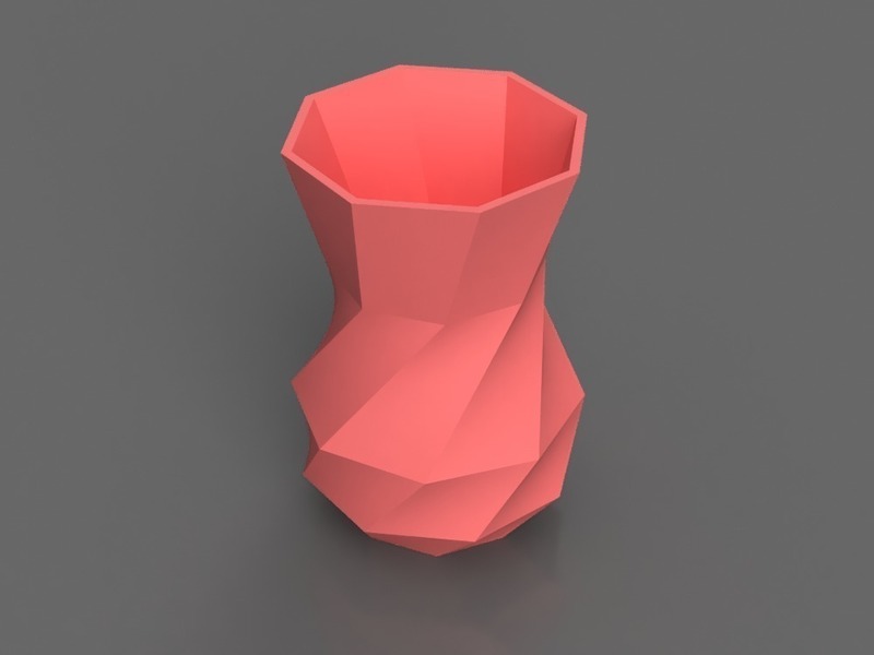 Faceted Vase 