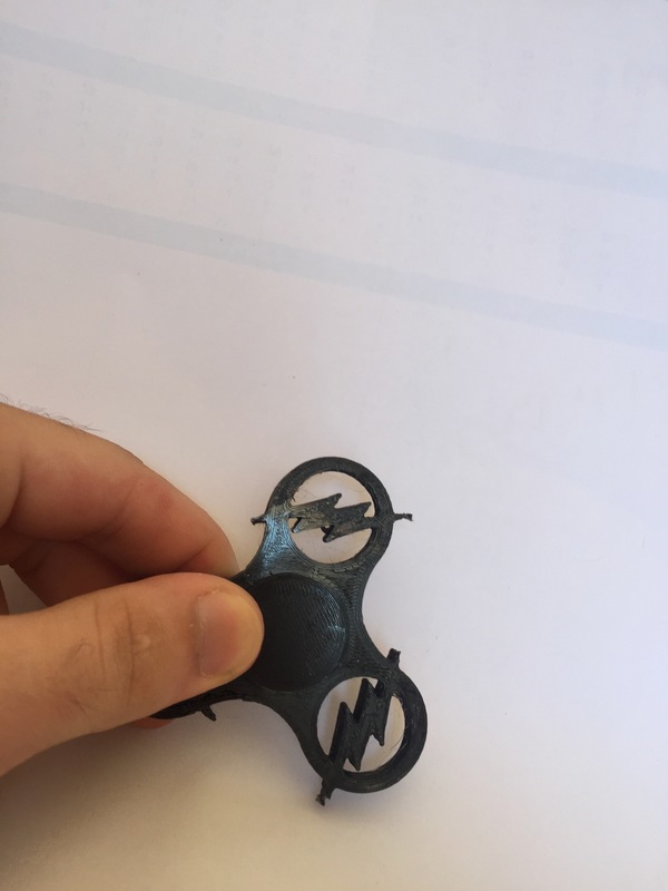 Medium fidget spinner the flash 3D Printing 152170