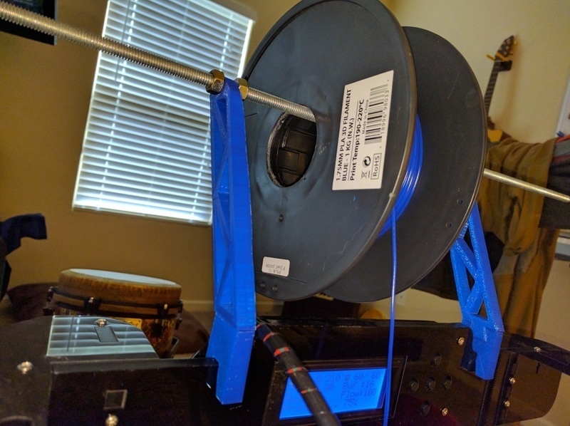 Alunar Prusa i3 (A8) Frame Mounted Spool Holder
