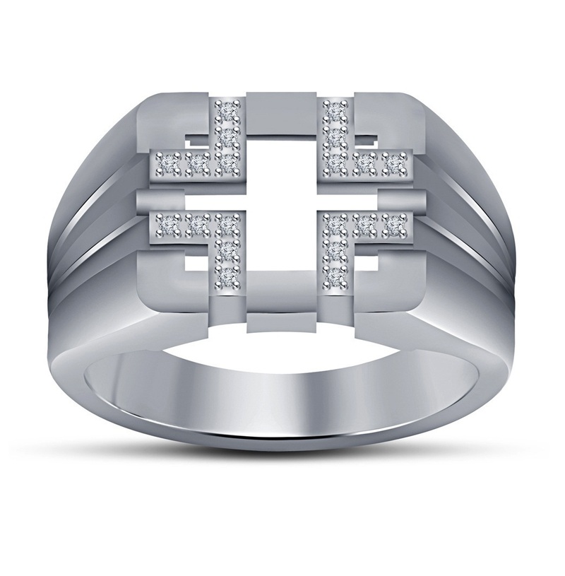 3D CAD Model Of Attractive Mens Ring