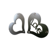 Double heart pendant - Thumbnail 1