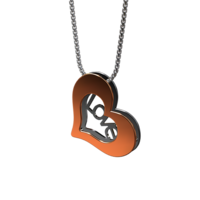 Double heart pendant - Thumbnail 5