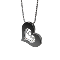 Double heart pendant - Thumbnail 6