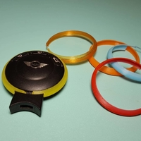 Small MINI Cooper Key Fob Trim Ring 3D Printing 152547