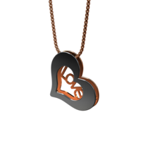 Double heart pendant - Thumbnail 9