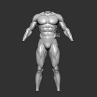Batman muscle body for Muscle Suit Cosplay - Thumbnail 14