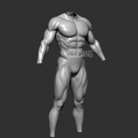 Batman muscle body for Muscle Suit Cosplay - Thumbnail 15
