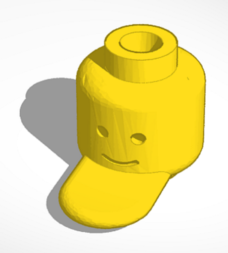 Lego Head Hat 3D Print 152783