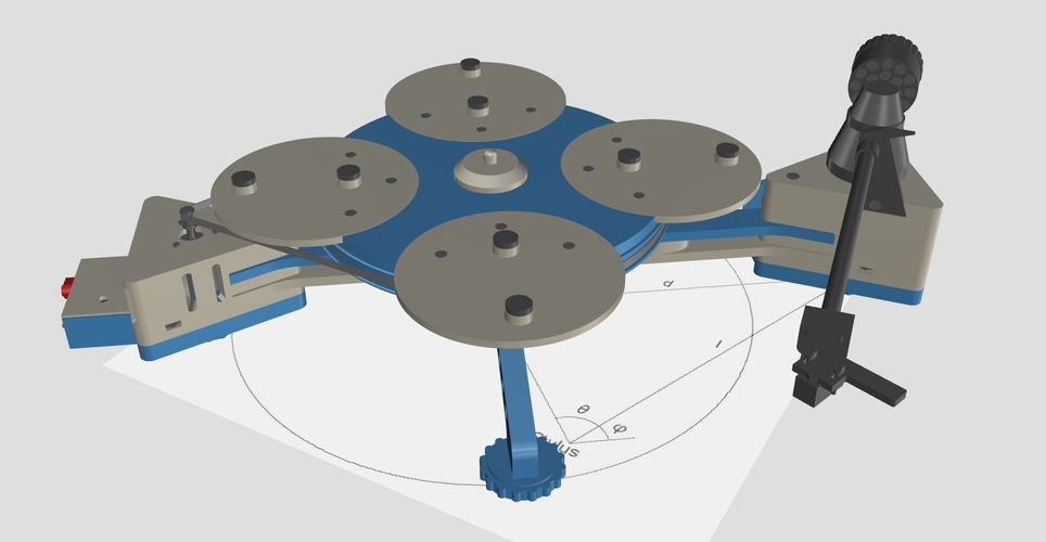 Vinyl Turntable -  It Plays Records :-) 3D Print 152991