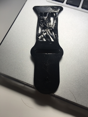 Apple watch band 42mm voronoi style 3D Print 153068