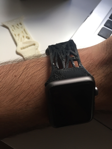 Apple watch band 42mm voronoi style 3D Print 153069