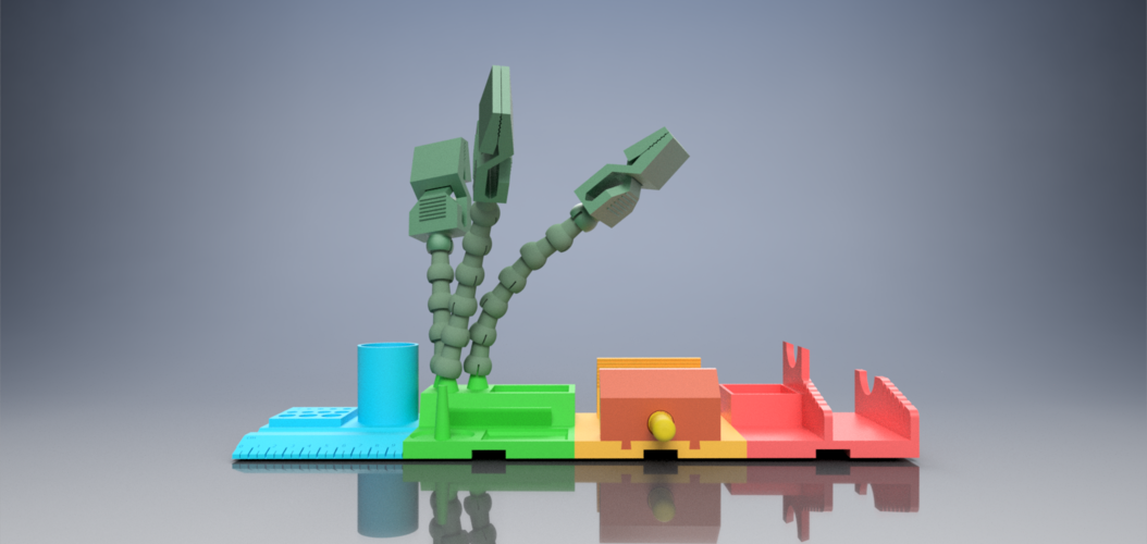 3d Printed Maker Modular Desk Organizer By Piter Pinshape