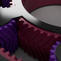 Contra Rotating Heringbone Gears - Thumbnail 1