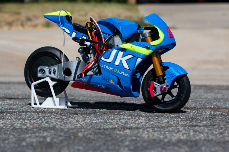 2016 Suzuki GSX-RR 1:8 Racing RC MotoGP Version2 3D Print 153291