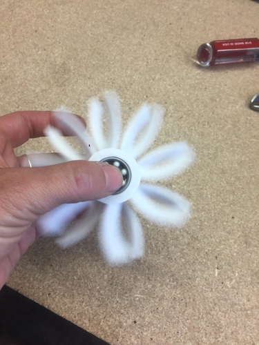 Contra-Rotating Turbine Fidget Spinner 3D Print 153356