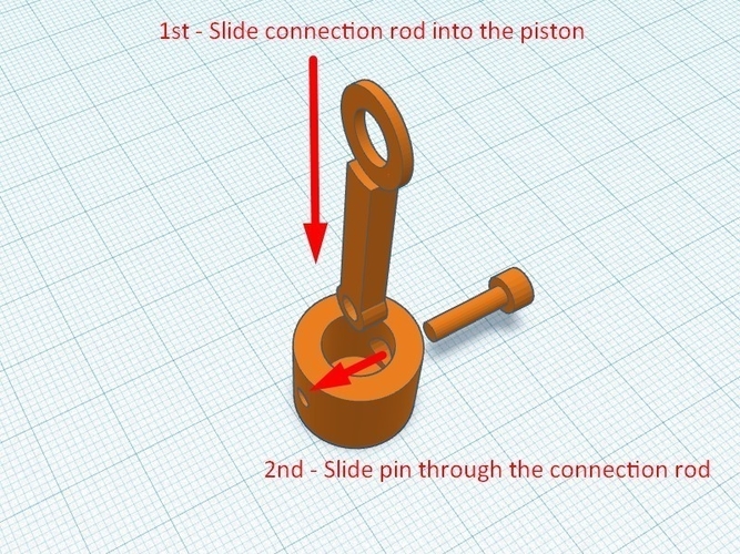 Reciprocating engine fidget 3D Print 153408