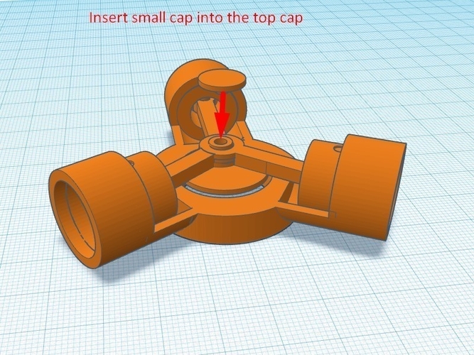 Reciprocating engine fidget 3D Print 153412