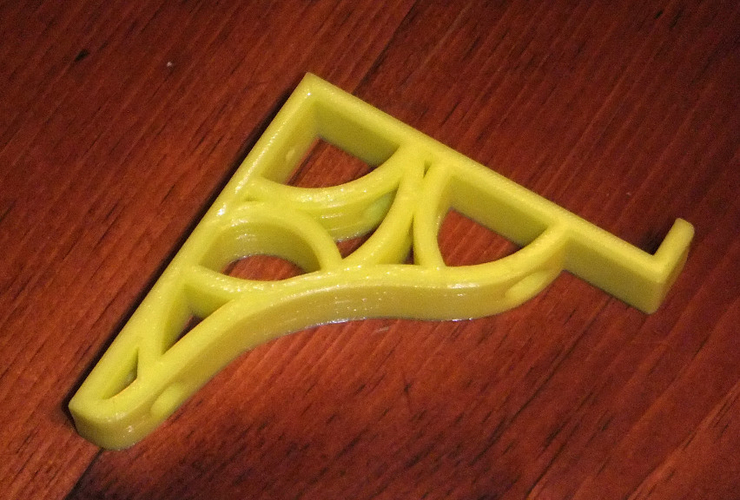 Ornate Shelf Bracket 3D Print 153525