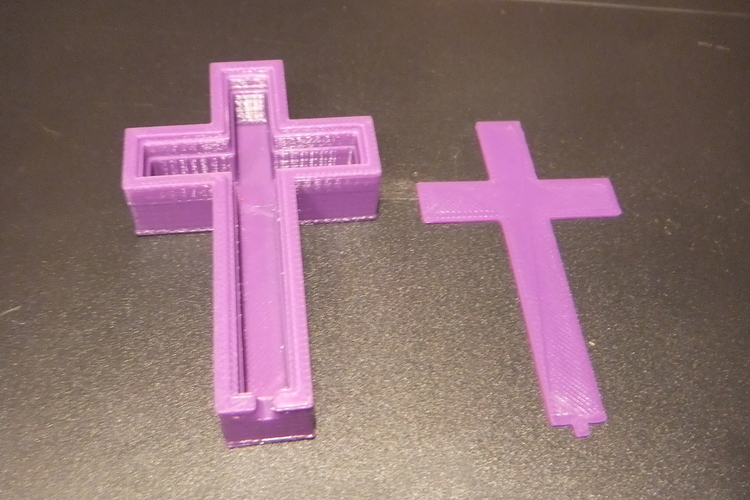 vakits 5mm LED Cross Enclosure 3D Print 153546