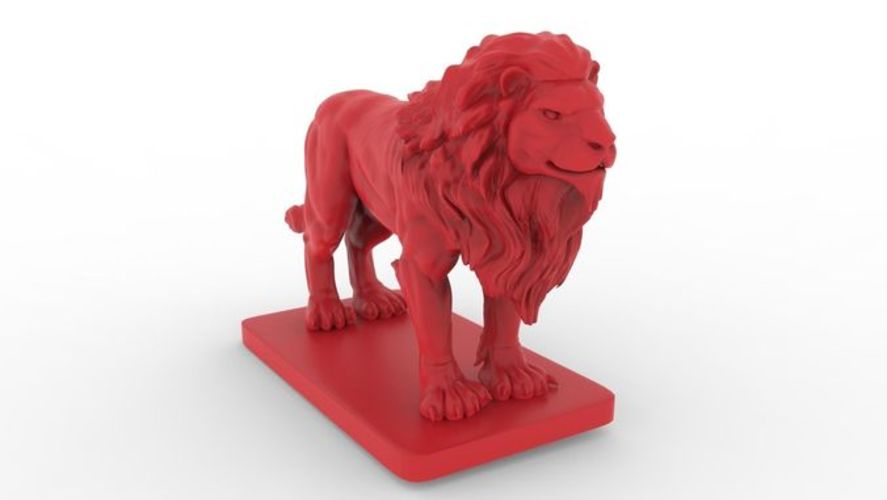 Lion Gargoyle 3D Print 15360