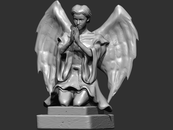 Angel Sculpture 3D Print 15363