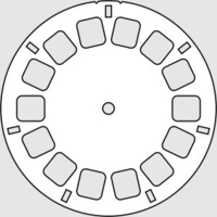 Small Custom View-Master Disc 3D Printing 153641
