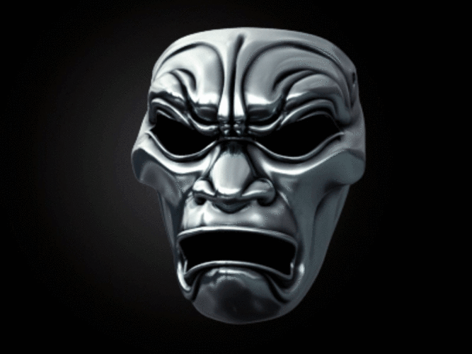 Immortal Warrior Mask - 300 3D Print 153655