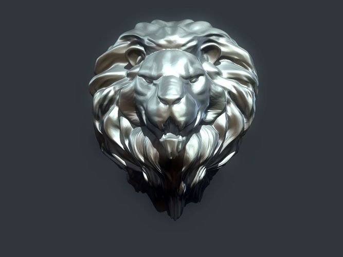 Lion Head 3D Print 15368