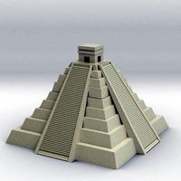 Small Mayan Pyramid 3D Printing 15370