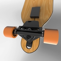 Small Electric Longboard Brake 3D Printing 153716