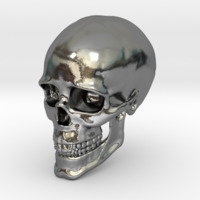 Small Human Skull 3D Printing 15373