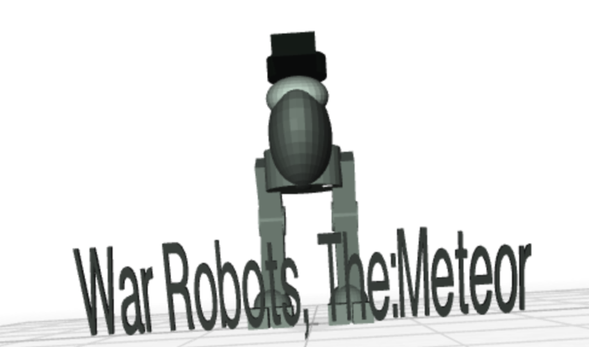 war robots meteor 3D Print 153761