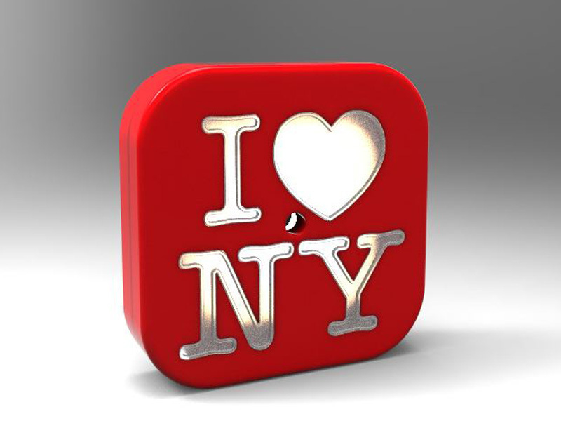 DIY Night Light I Love NY