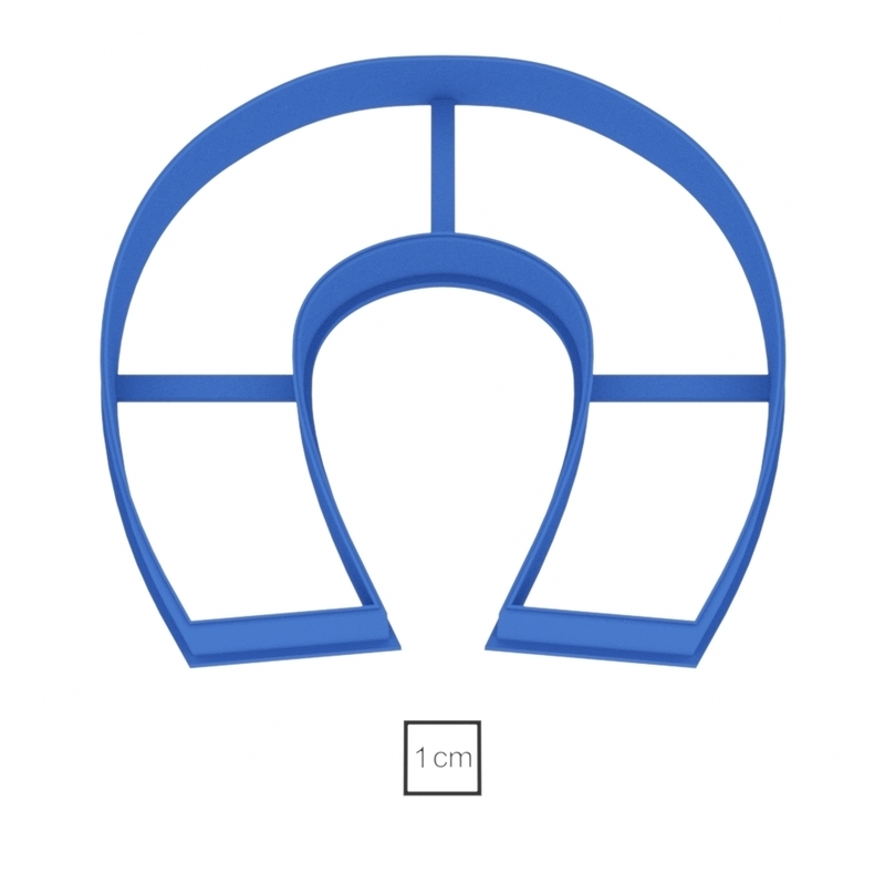 Horseshoe cookie cutter for professional 